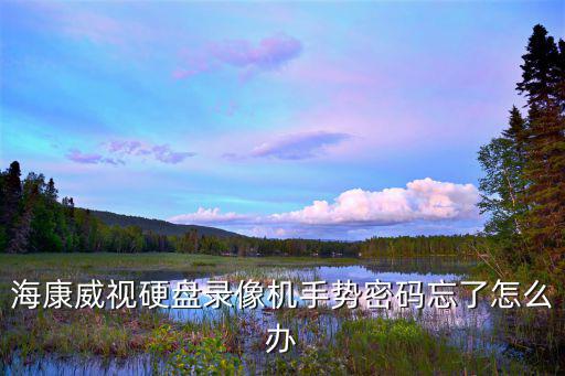 海康威視硬盤錄像機手勢密碼忘了怎么辦