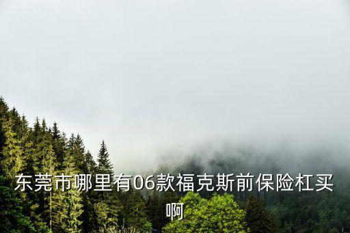 東莞市哪里有06款福克斯前保險杠買啊