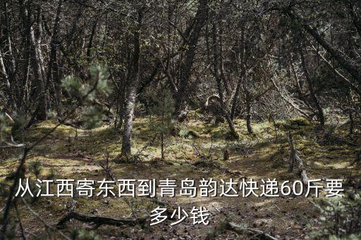 從江西寄東西到青島韻達快遞60斤要多少錢