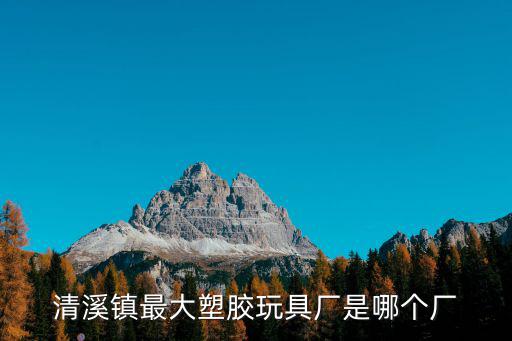 清溪鎮(zhèn)最大塑膠玩具廠是哪個廠
