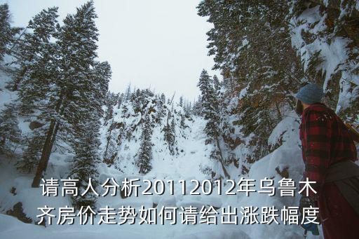 請高人分析20112012年烏魯木齊房價走勢如何請給出漲跌幅度