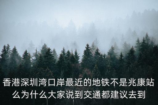 香港那個地鐵站靠近深圳灣口岸，我到深圳灣口岸去香港請問坐地鐵坐到哪個站最近