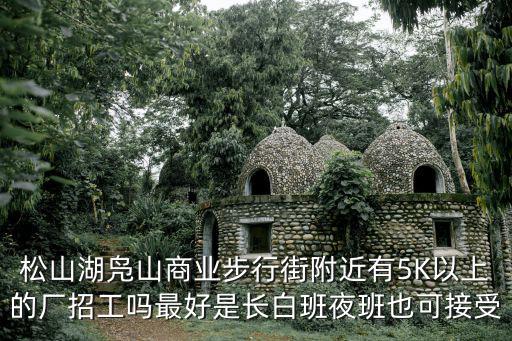 松山湖鳧山商業(yè)步行街附近有5K以上的廠招工嗎最好是長白班夜班也可接受