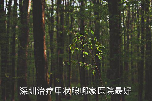深圳治療甲狀腺哪家醫院最好