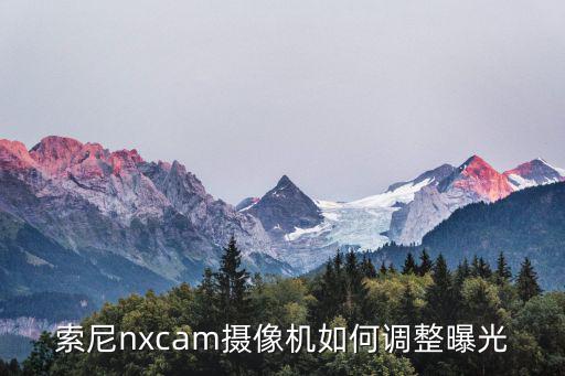 索尼nxcam攝像機(jī)如何調(diào)整曝光