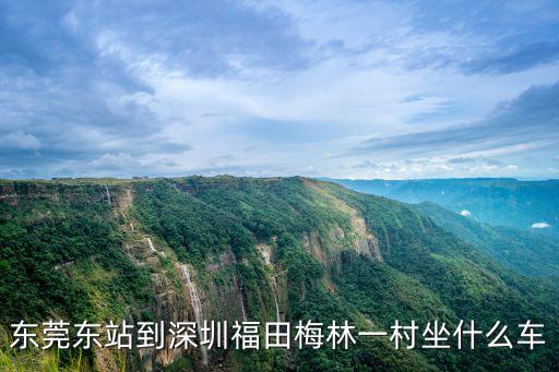 東莞東站到深圳福田梅林一村坐什么車