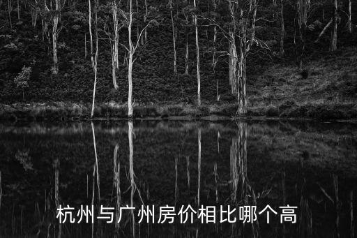 杭州與廣州房價相比哪個高