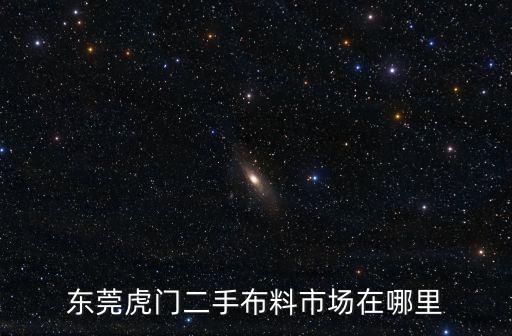 東莞虎門二手布料市場在哪里