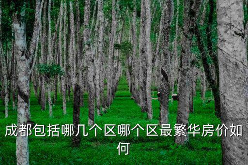 成都包括哪幾個(gè)區(qū)哪個(gè)區(qū)最繁華房?jī)r(jià)如何