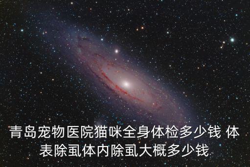 青島寵物醫院貓咪全身體檢多少錢 體表除虱體內除虱大概多少錢
