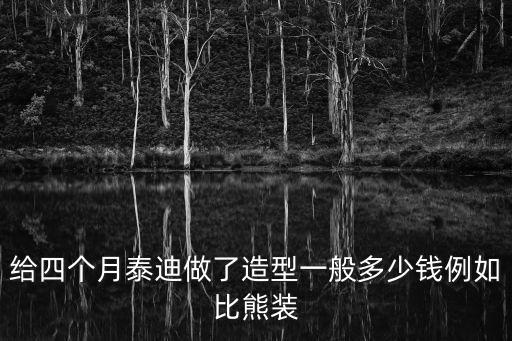 給四個(gè)月泰迪做了造型一般多少錢例如比熊裝