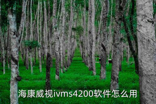 ivms4200怎么設置監控，怎樣用ivms4200看?？当O控