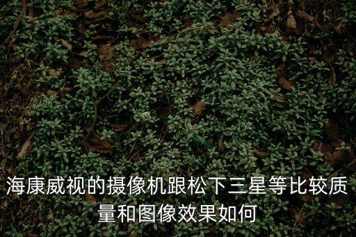 海康威視的攝像機跟松下三星等比較質(zhì)量和圖像效果如何