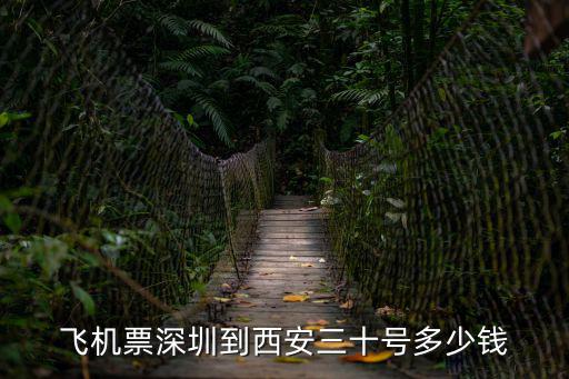 飛機(jī)票深圳到西安三十號(hào)多少錢