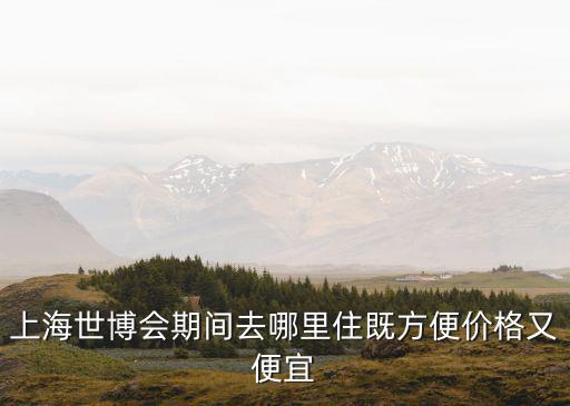 上海世博哪個(gè)小區(qū)房價(jià)最低，上海世博會(huì)期間去哪里住既方便價(jià)格又便宜