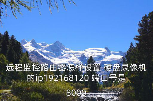 錄像機(jī)dns怎么設(shè)置，求大神們指點(diǎn)下這個(gè)監(jiān)控錄像機(jī)怎么設(shè)置網(wǎng)絡(luò)呀nvr