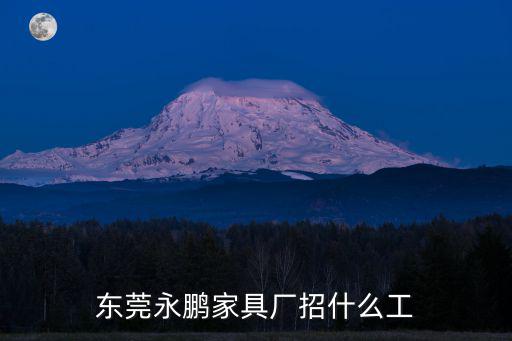 東莞永鵬家具廠招什么工