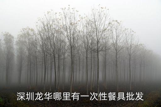 深圳龍華哪里有一次性餐具批發