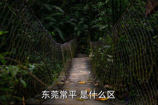 東莞常平鎮屬于哪個區，東莞常平鎮屬于什么區