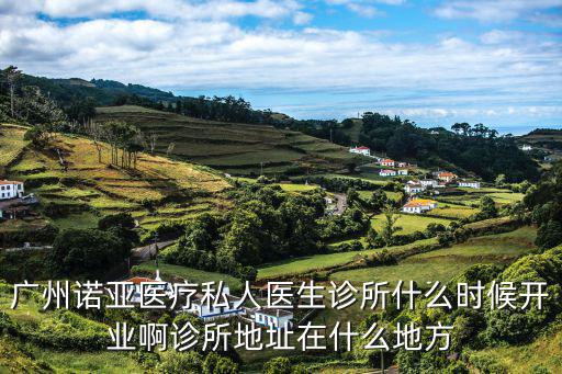 廣州諾亞醫療私人醫生診所什么時候開業啊診所地址在什么地方