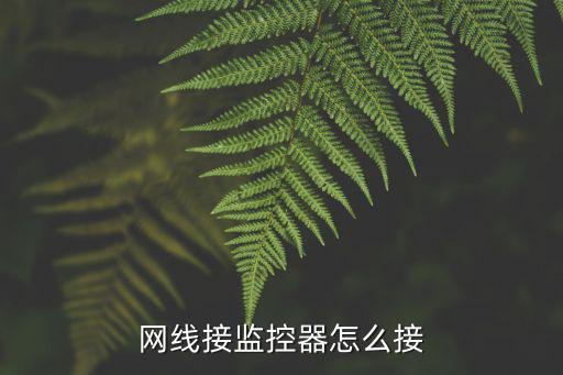 網(wǎng)線(xiàn)接監(jiān)控器怎么接