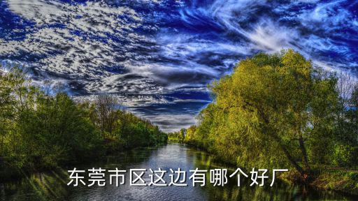 東莞市區(qū)這邊有哪個(gè)好廠