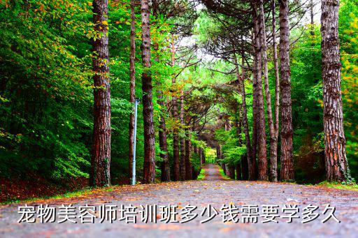 寵物美容師培訓(xùn)班多少錢需要學(xué)多久