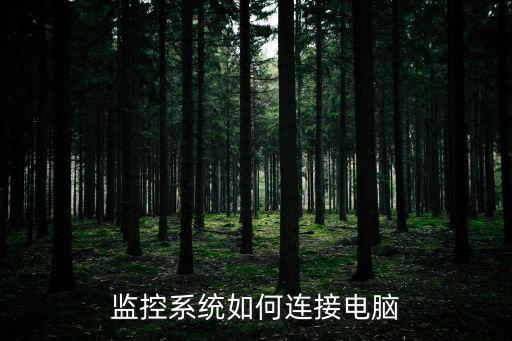 監控系統如何連接電腦
