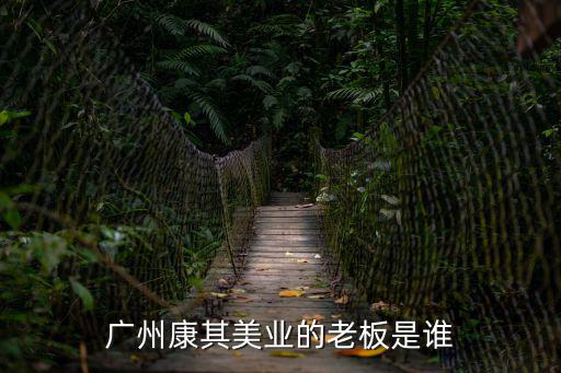 廣州康其美業的老板是誰