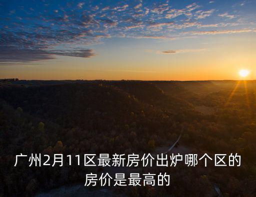 廣州市哪個(gè)區(qū)房?jī)r(jià)最高，廣州哪個(gè)區(qū)的房?jī)r(jià)最高