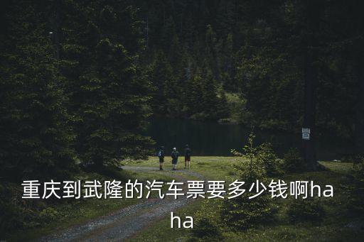 重慶市區至武隆汽車票，重慶到武隆最新客車 票價