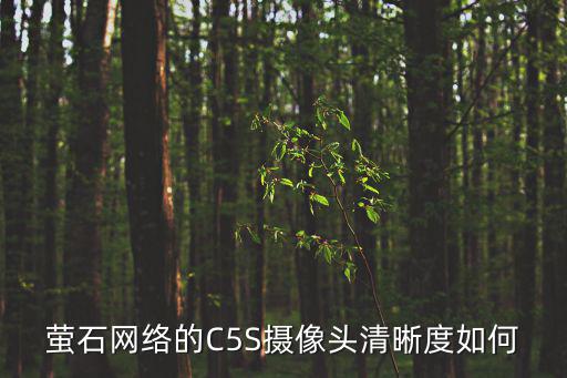 螢石網絡的C5S攝像頭清晰度如何