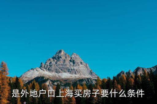 上海買房政策 外地人，上海外地人購房政策有何規定