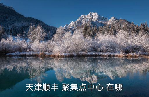 天津順豐 聚集點中心 在哪