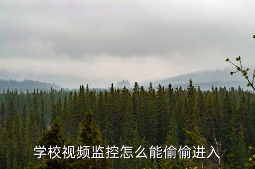 學(xué)校監(jiān)控系統(tǒng)怎么侵入，學(xué)校視頻監(jiān)控怎么能偷偷進(jìn)入