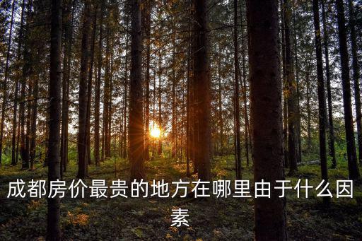 成都房?jī)r(jià)最貴的地方在哪里由于什么因素