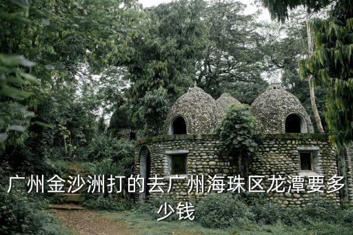 廣州金沙洲打的去廣州海珠區(qū)龍?zhí)兑嗌馘X