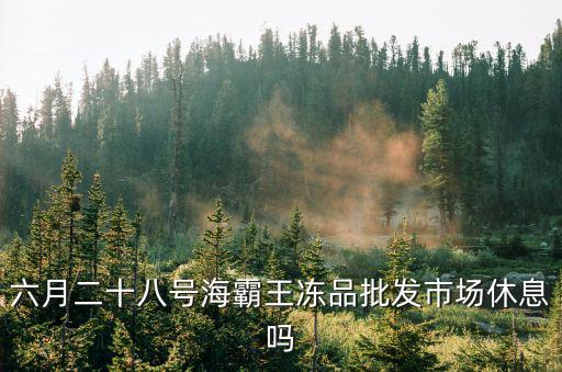 六月二十八號海霸王凍品批發市場休息嗎