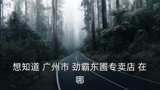 想知道 廣州市 勁霸東圃專賣店 在哪