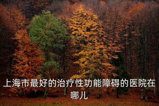 上海性功能障礙醫院排名，上海最好的性功能障礙科醫院是哪家