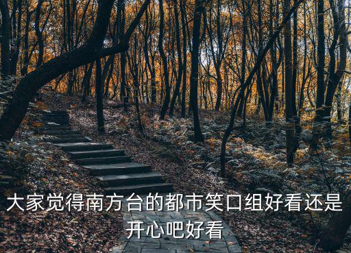 大家覺得南方臺(tái)的都市笑口組好看還是開心吧好看