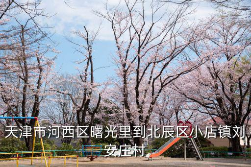 天津市北辰區(qū)的安莊村，天津市河西區(qū)曙光里到北辰區(qū)小店鎮(zhèn)劉安莊村