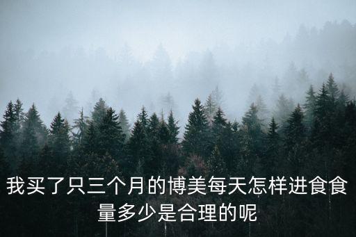 3個月博美一天吃多少，3個月博美一次吃多少