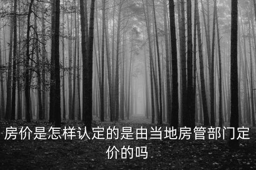 房價是怎樣認定的是由當地房管部門定價的嗎