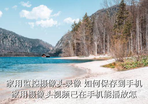 無線監控攝像頭怎么保存錄像，家用監控攝像頭錄像 如何保存到手機家用攝像頭視頻已在手機能播放怎