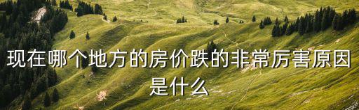 現在哪個地方的房價跌的非常厲害原因是什么