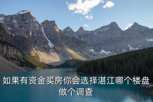 湛江哪個城市房價最好，請問在湛江哪買房子好