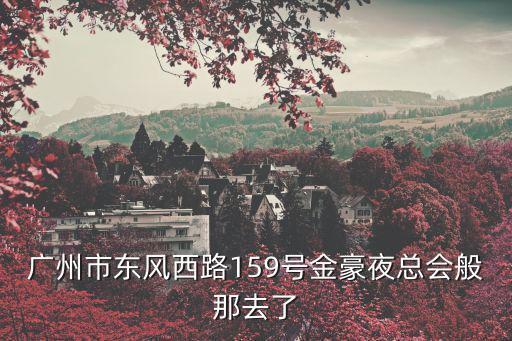 廣州市東風(fēng)西路159號(hào)金豪夜總會(huì)般那去了