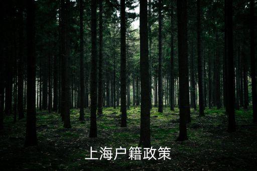 上海戶籍政策