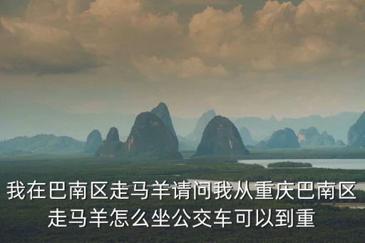 我在巴南區走馬羊請問我從重慶巴南區走馬羊怎么坐公交車可以到重